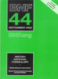 Image of BNF 44 September 2002 - British National Formulary -