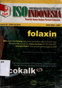 Image of ISO Indonesia Informasi Spesialite Obat Indonesia