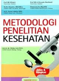 Image of Metodologi Penelitian Kesehatan