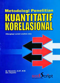 Image of Metodologi Penelitian Kuantitatif Korelasional